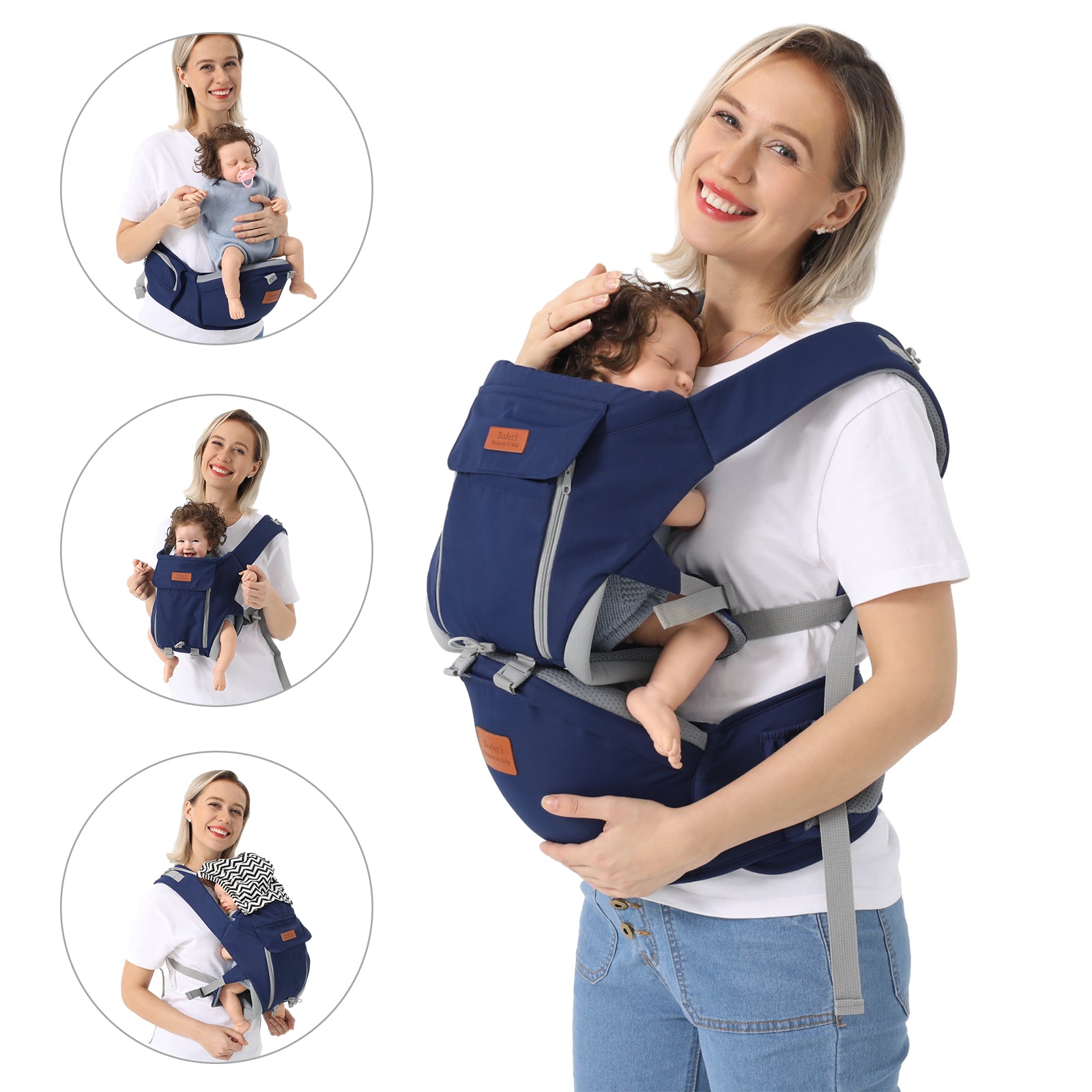MamaSolved™ Ultimate 3-in-1 Ergonomic Baby