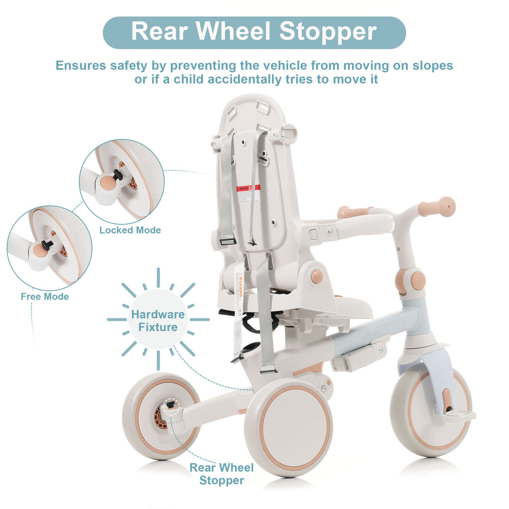 MamaSolved™ 7-in-1 Baby Tricycle — The Ride That Grows With Your Child! 🚲
