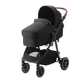 MamaSolved™ 3-in-1 Luxury Explorer Stroller – Carbon Steel Edition