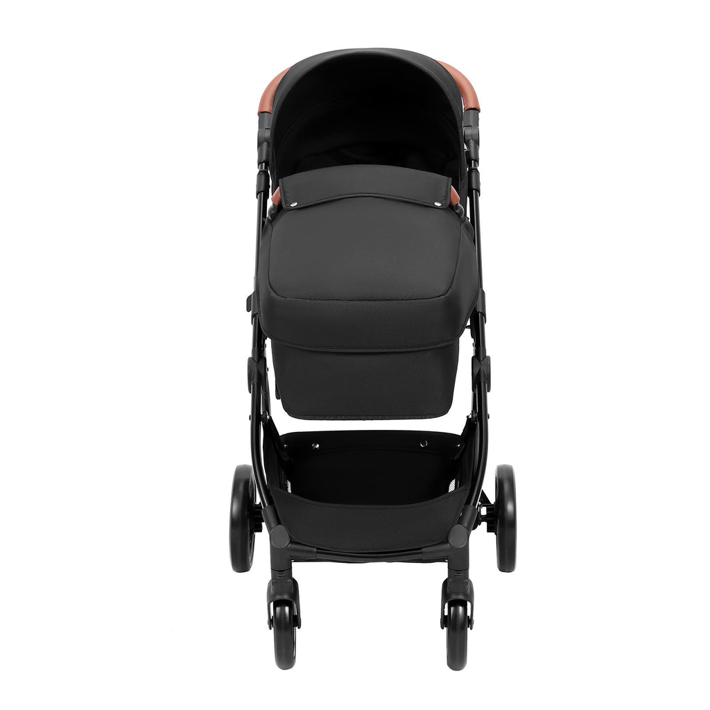 MamaSolved™ 3-in-1 Luxury Explorer Stroller – Carbon Steel Edition