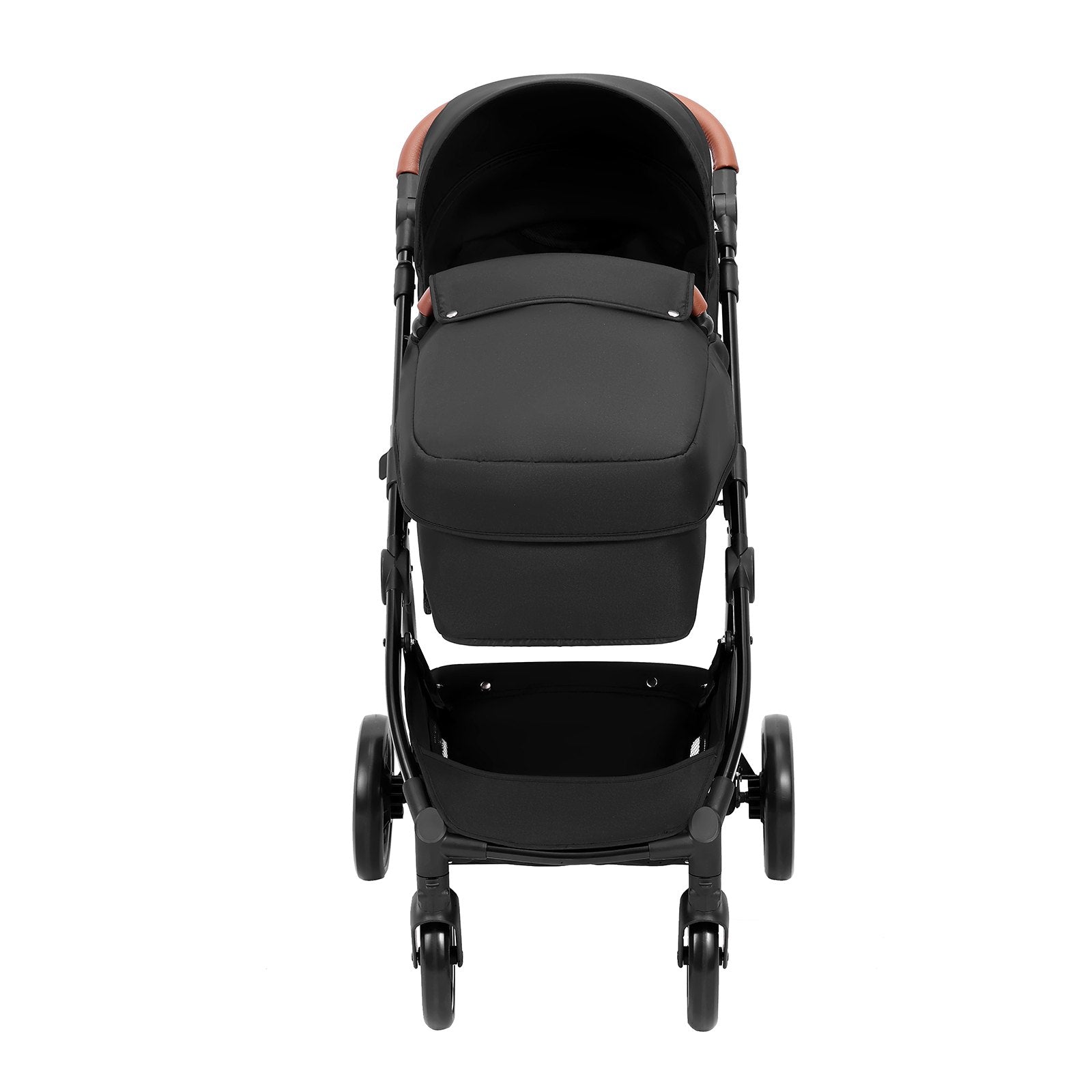 MamaSolved™ 3-in-1 Luxury Explorer Stroller – Carbon Steel Edition