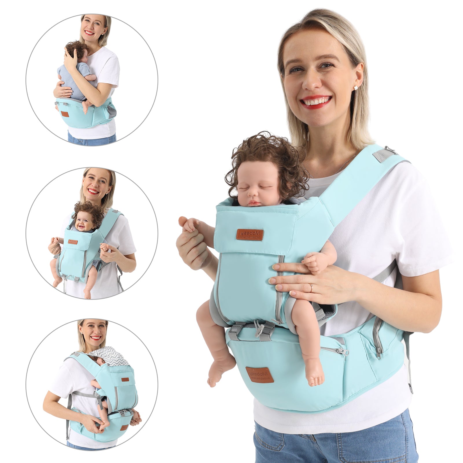 MamaSolved™ Ultimate 3-in-1 Ergonomic Baby