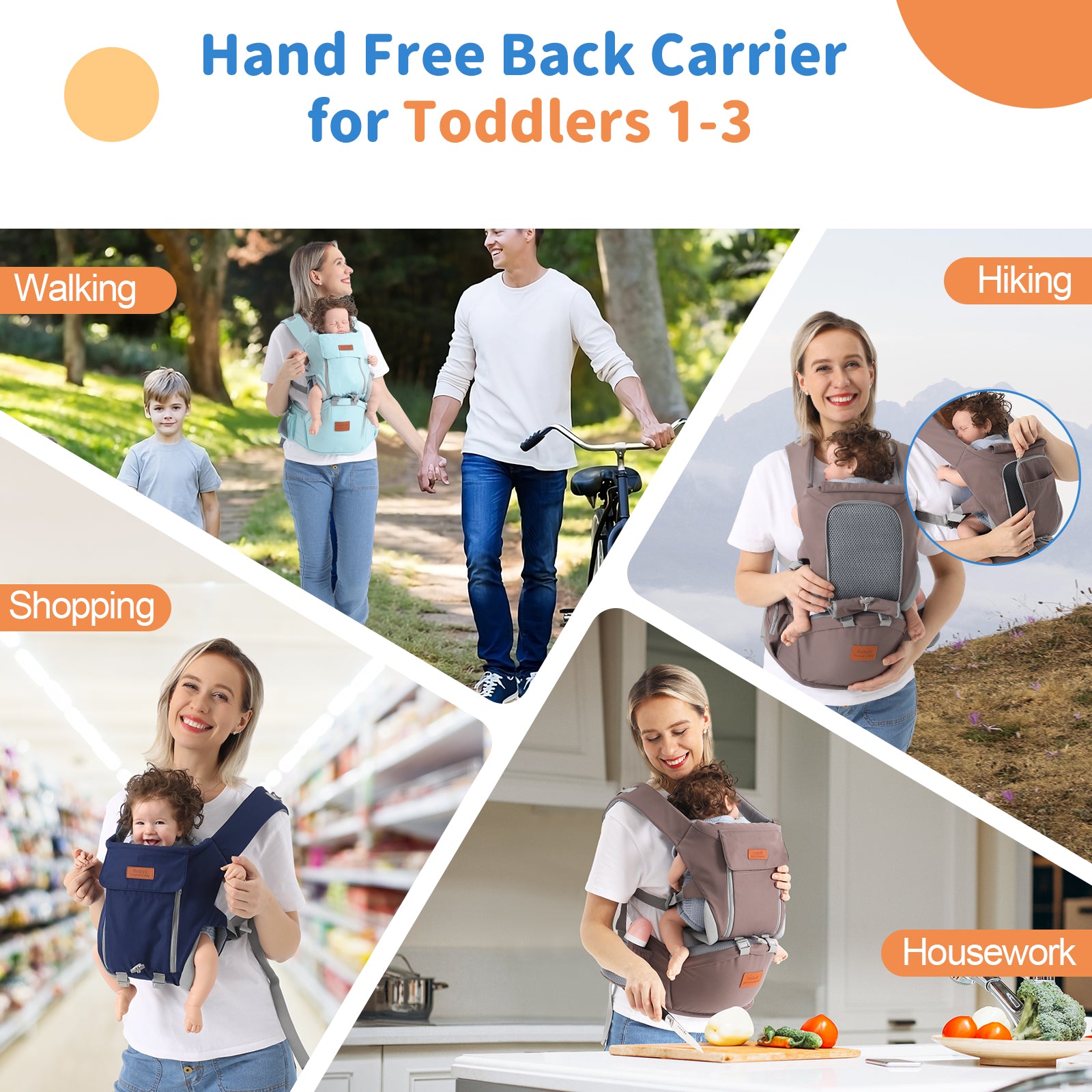 MamaSolved™ Ultimate 3-in-1 Ergonomic Baby